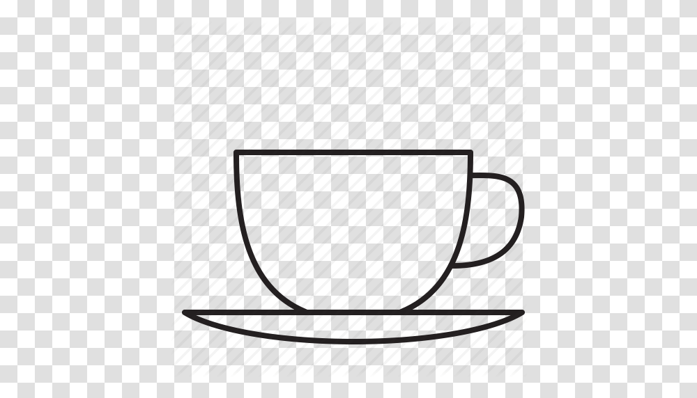 Coffee Cup Outline Image, Apparel, Hat Transparent Png