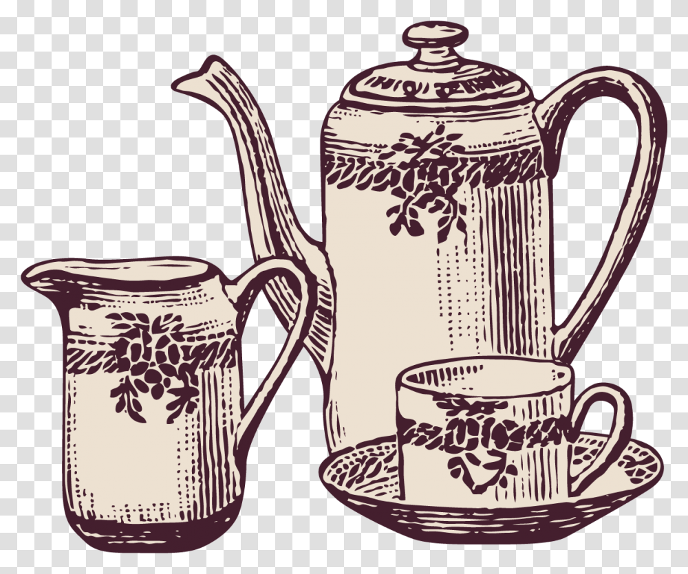 Coffee Cup, Pottery, Teapot, Porcelain Transparent Png