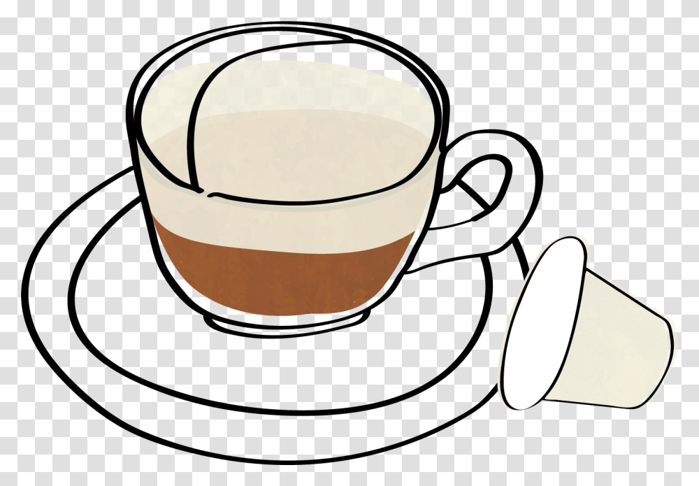 Coffee Cup, Saucer, Pottery Transparent Png