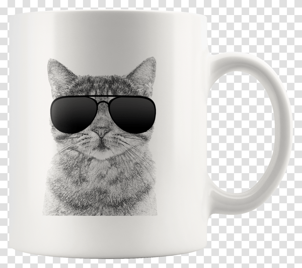 Coffee Cup, Sunglasses, Accessories, Accessory, Cat Transparent Png