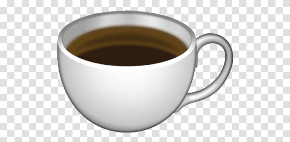 Coffee Cup Tea Emoji Drink Coffee Cup Emoji, Beverage, Milk, Tape, Pottery Transparent Png