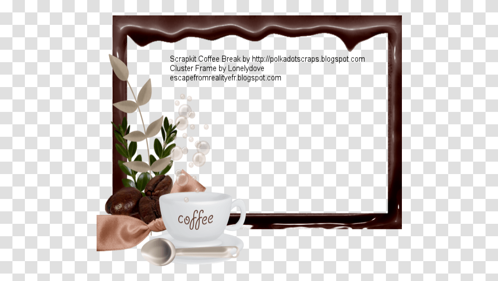 Coffee Cup Top View Coffee Cup, Saucer, Pottery, Plant, Flower Transparent Png