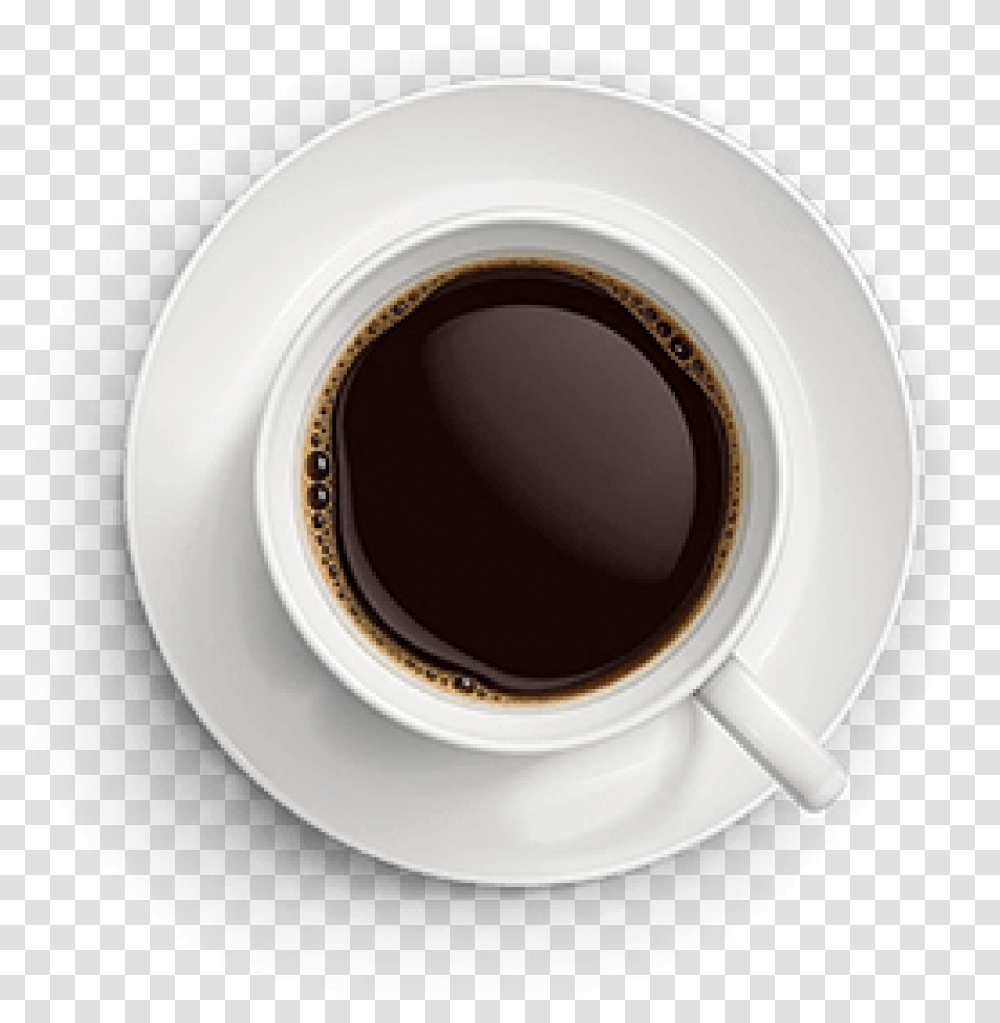 Coffee Cup Top View, Espresso, Beverage, Drink, Pottery Transparent Png