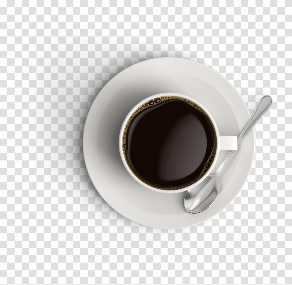 Coffee Cup Top View, Tape, Pottery, Saucer, Beverage Transparent Png