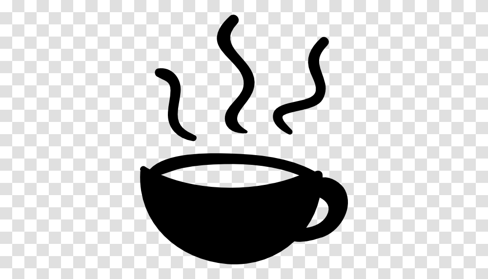 Coffee Cup With Steam, Person, Human, Stencil Transparent Png