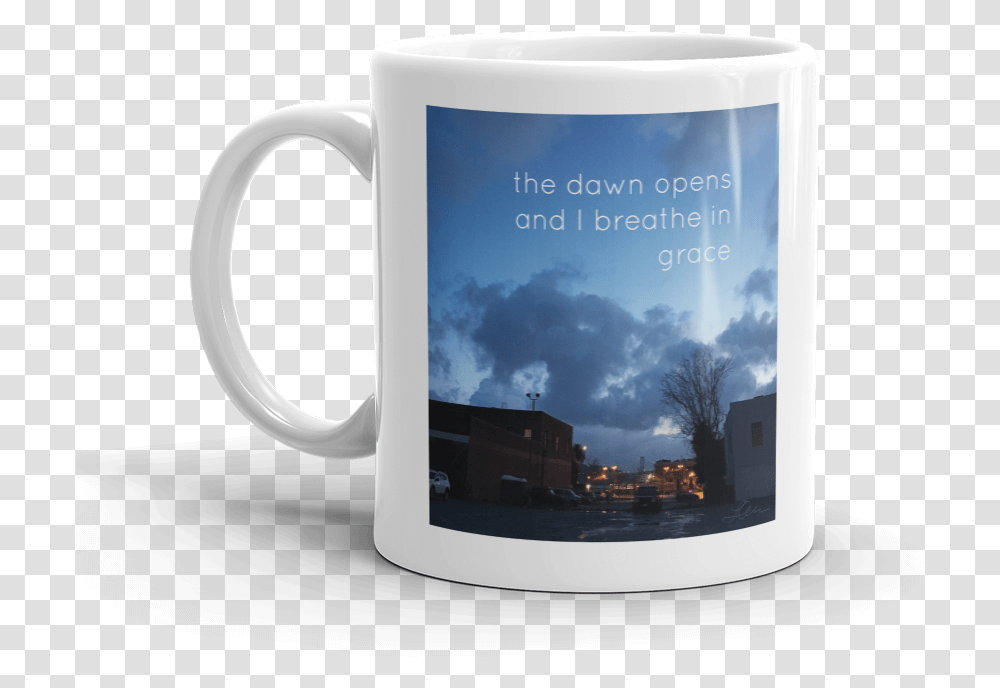 Coffee Cups Dawn Coffee Mug Mockup Handle On Left Coffee Cup, Outdoors, Rainbow, Sky Transparent Png