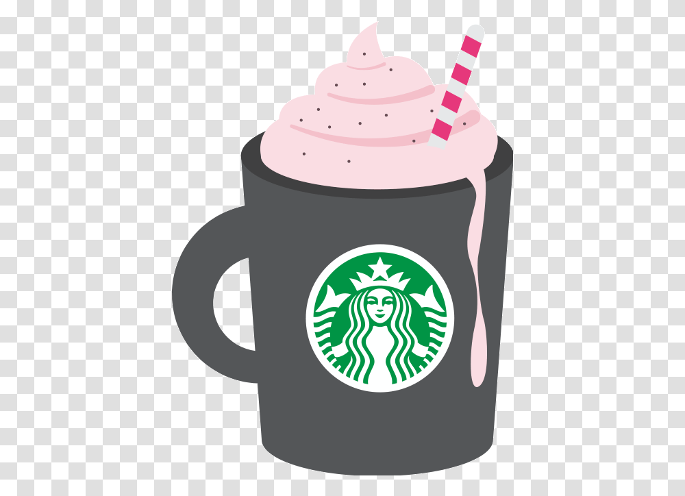 Coffee Cups Picsart Starbucks New Logo 2011, Cream, Dessert, Food, Snowman Transparent Png
