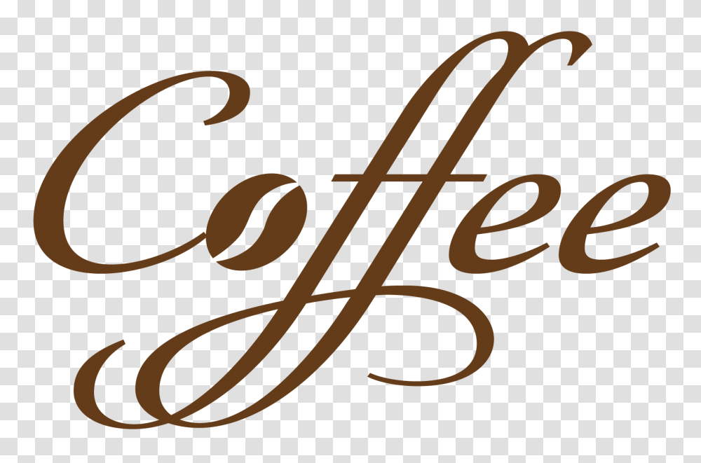 Coffee Decorative Text Vector, Word, Alphabet, Label Transparent Png
