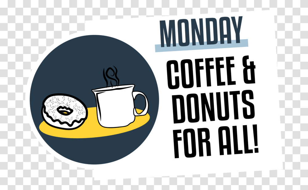 Coffee Donuts Info Icon Illustration, Coffee Cup, Label, Pottery Transparent Png