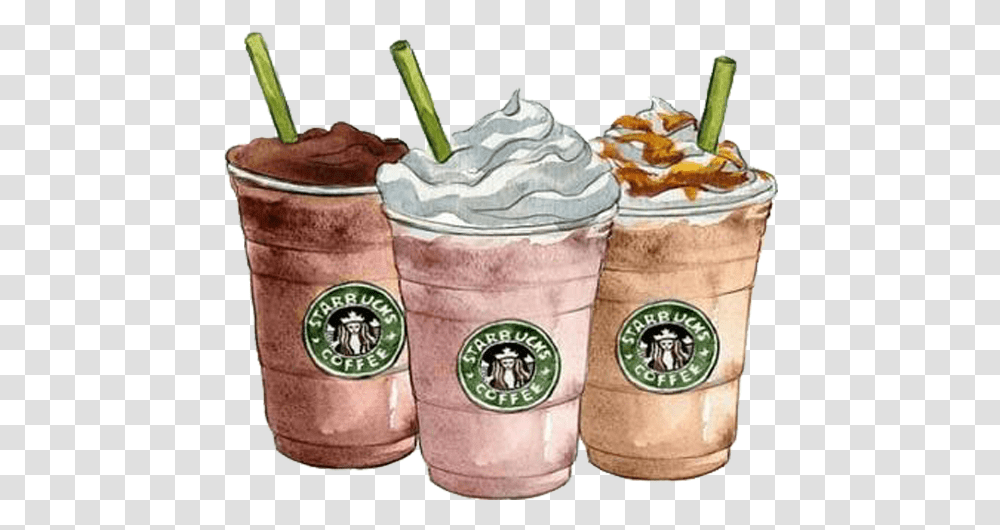 Coffee Frappuccino Ice Starbucks Drawing Cream Clipart Starbucks Drawing, Dessert, Food, Creme, Juice Transparent Png
