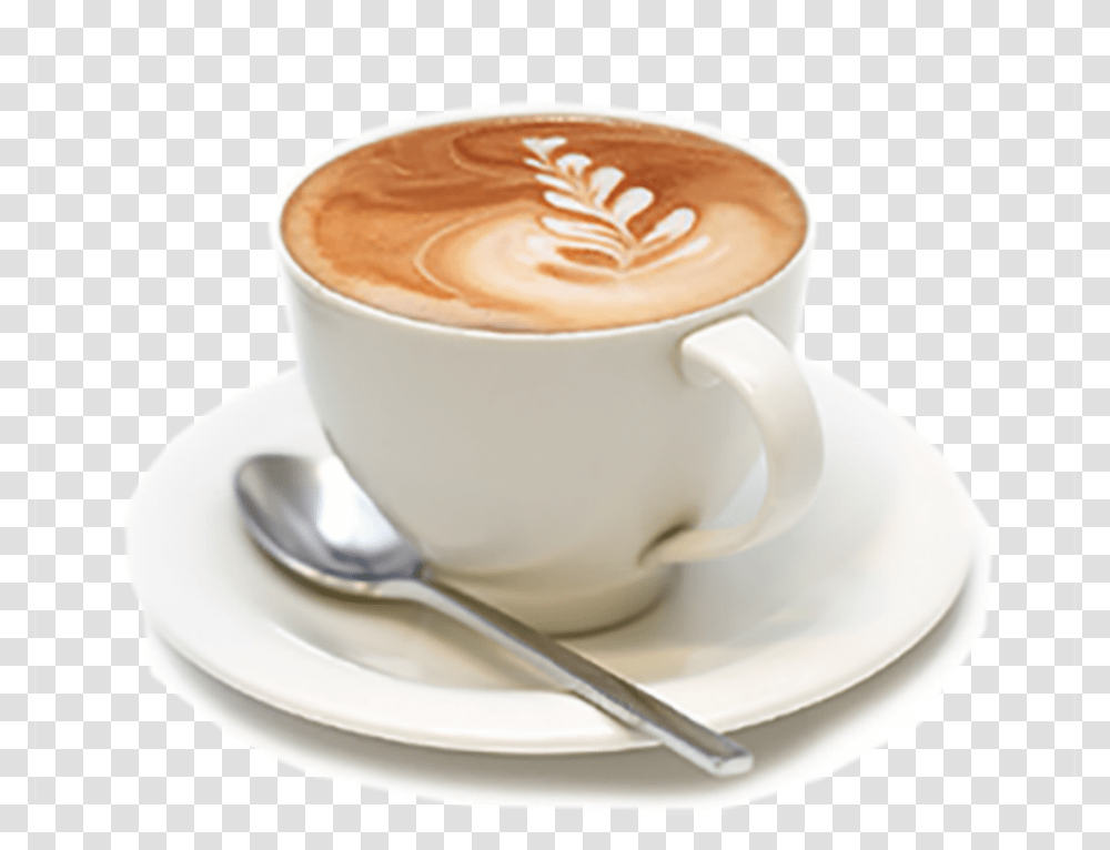 Coffee Hotdrink Foam Cappuccino Hd, Latte, Coffee Cup, Beverage, Spoon Transparent Png