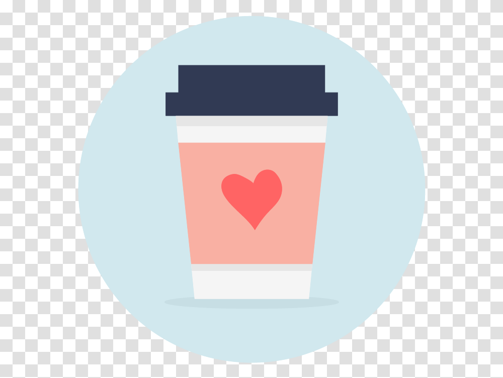 Coffee Icon Heart, Label, Home Decor, Sticker Transparent Png