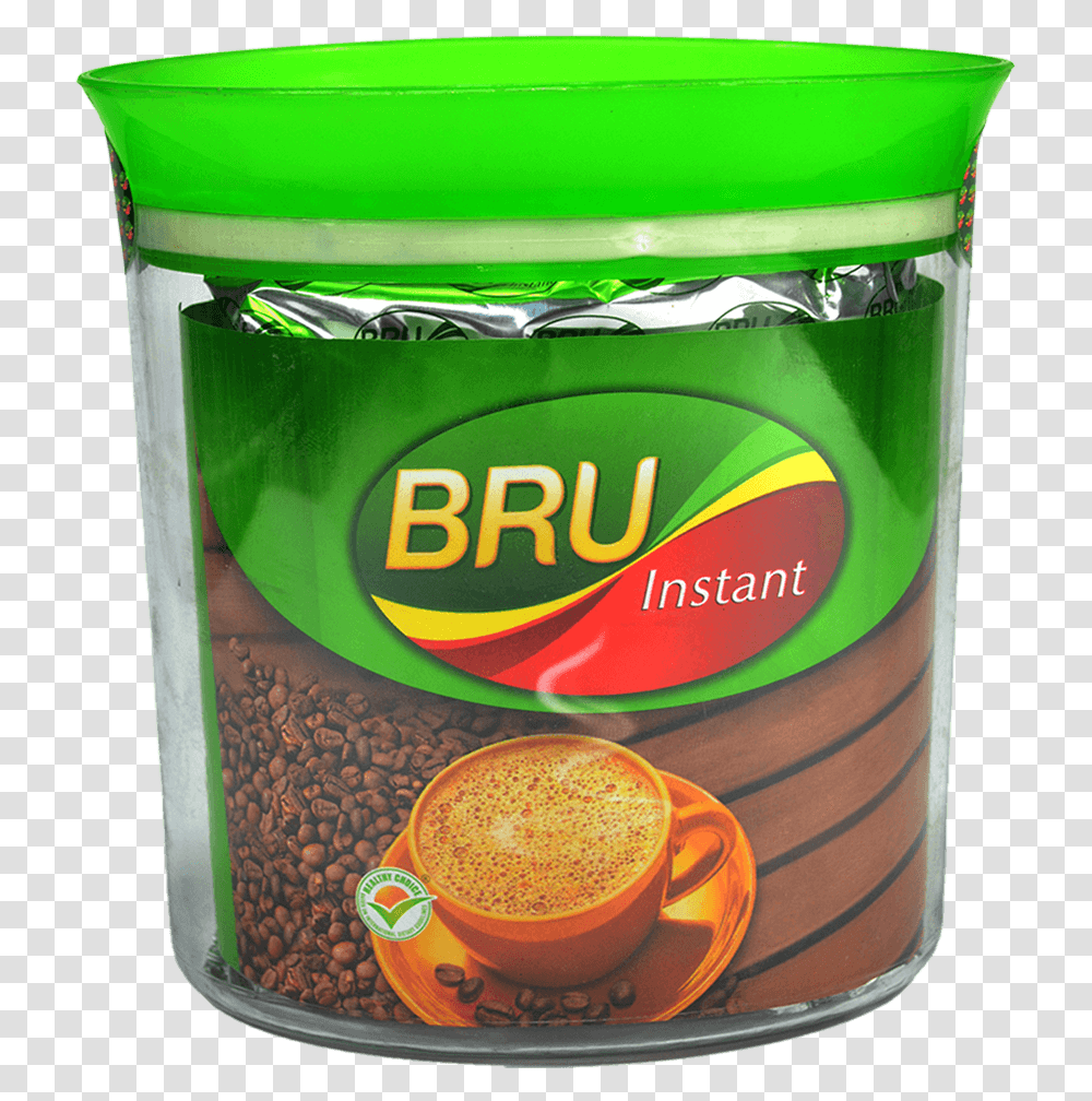 Coffee Jar Image Bru Instant Coffee Jar, Food, Tin, Cup, Bowl Transparent Png