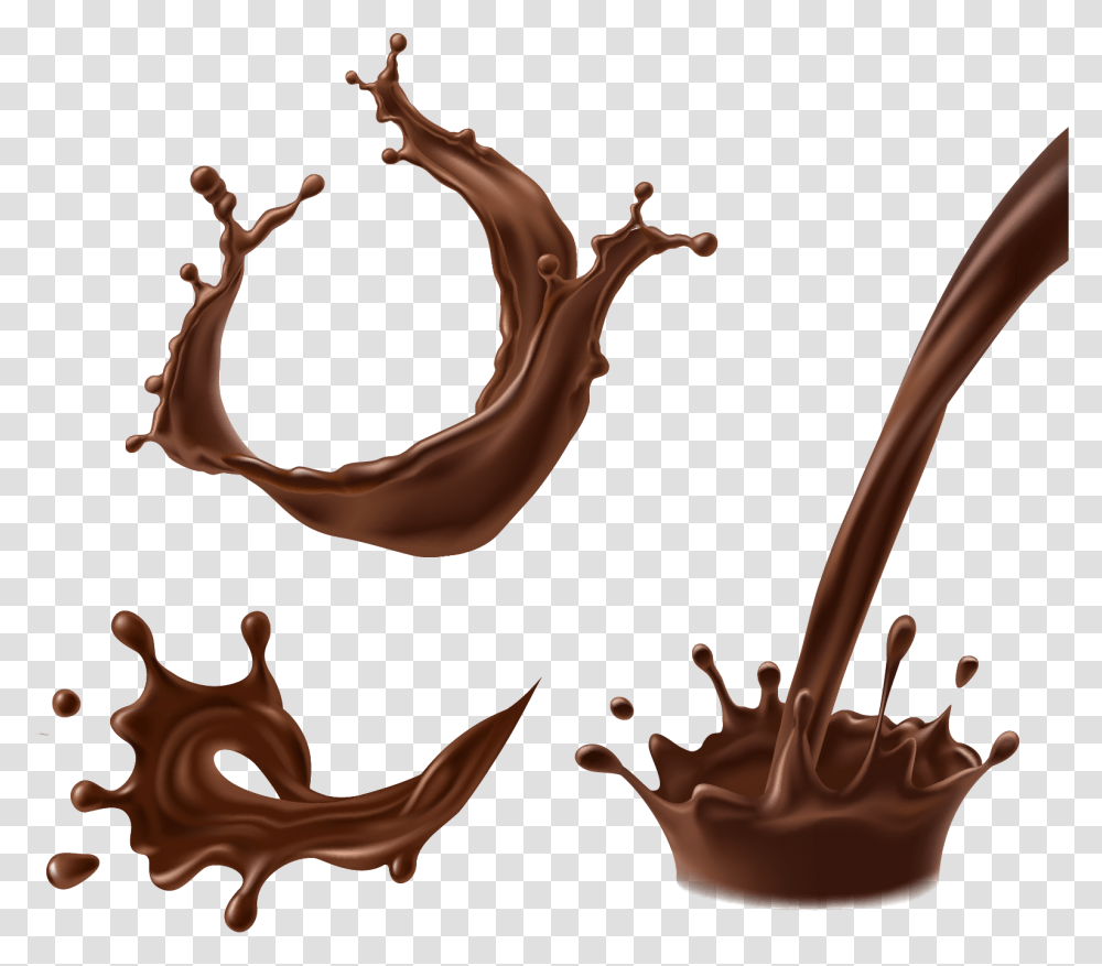 Coffee Liquid Goody Chocolate Vector Cake Milk Clipart Chocolate Vector, Sweets, Food, Dessert, Fudge Transparent Png
