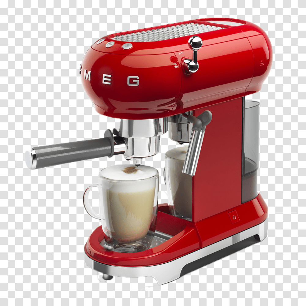 Coffee Machine Free Background Smeg Coffee Machine Red, Mixer, Appliance, Coffee Cup Transparent Png