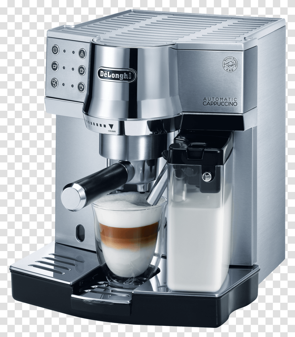 Coffee Machine Image Delonghi Ec 850 M, Mixer, Appliance, Coffee Cup, Beverage Transparent Png