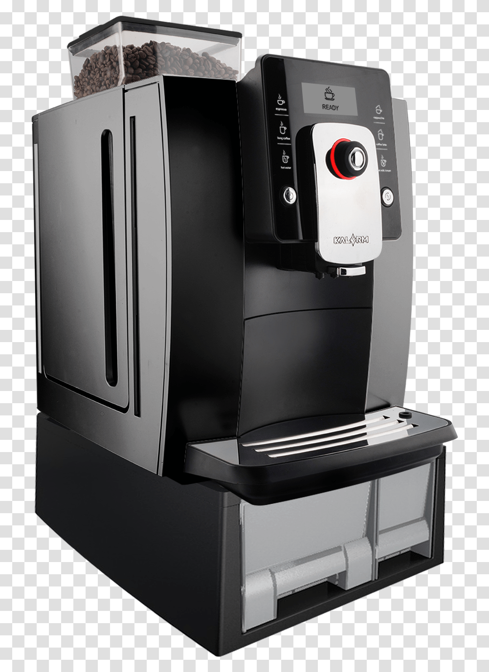 Coffee Machine Image Kalerm Coffee, Appliance, Coffee Cup, Toaster, Refrigerator Transparent Png