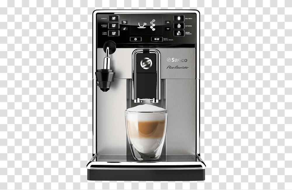 Coffee Machine Image Philips Saeco Pico Baristo, Coffee Cup, Mixer, Appliance, Beverage Transparent Png