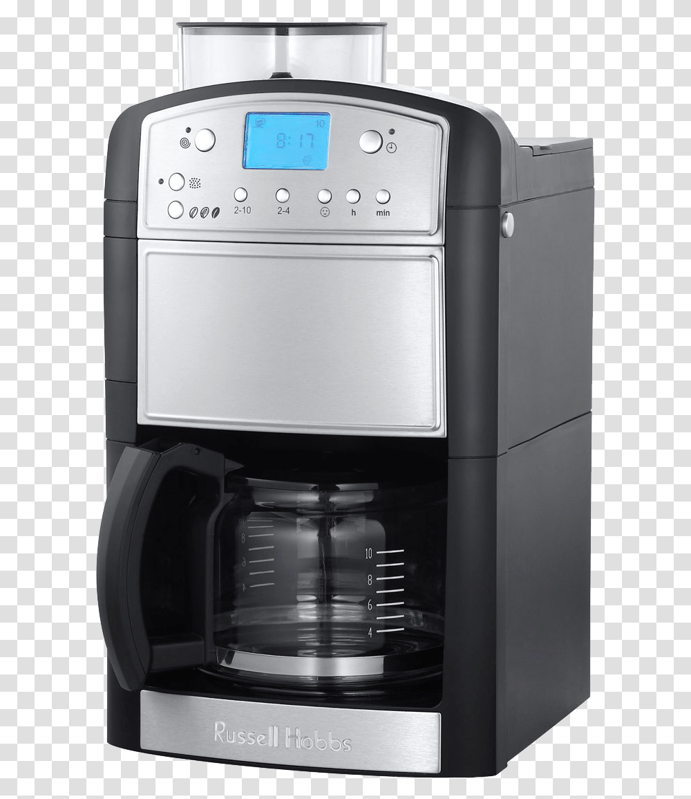 Coffee Machine Russell Hobbs Coffee Maker, Appliance, Dryer, Dishwasher Transparent Png