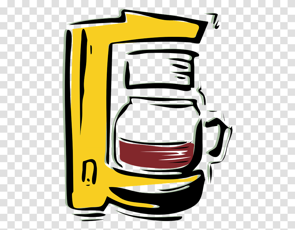 Coffee Maker Pot Drip Auto Caffeine Electric Coffee Maker Clip Art, Bottle, Beverage, Drink, Cup Transparent Png