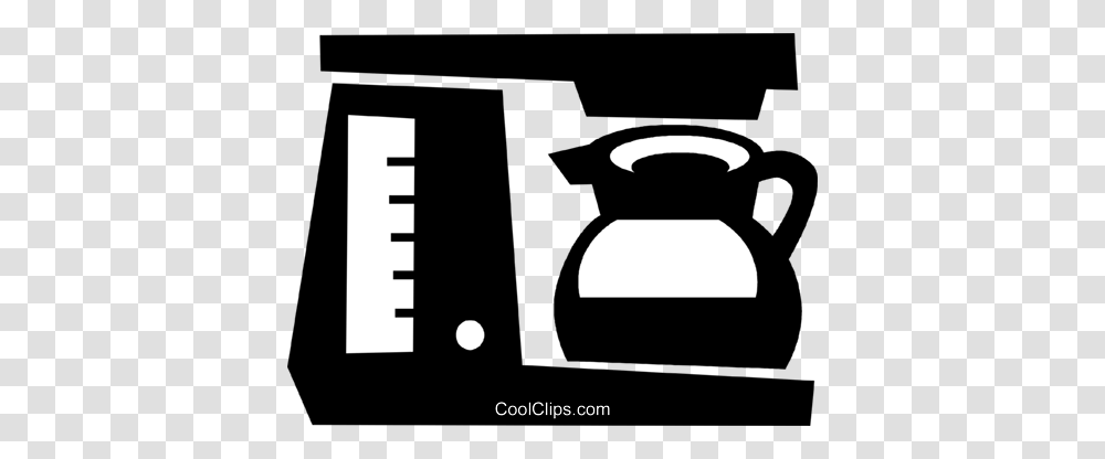 Coffee Maker Royalty Free Vector Clip Art Illustration, Tool, Clothes Iron, Appliance Transparent Png