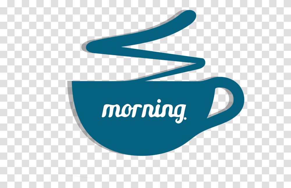 Coffee Morning Text Clipart Sticker Hot Drink Kick American Football, Label, Coffee Cup, Logo Transparent Png