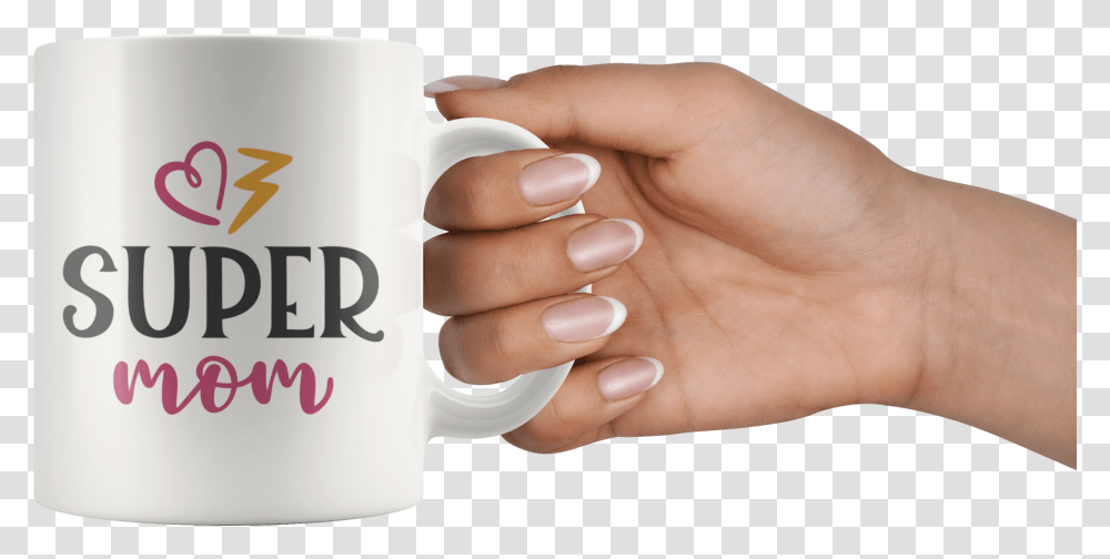 Coffee Mug Hand, Coffee Cup, Person, Human, Nail Transparent Png