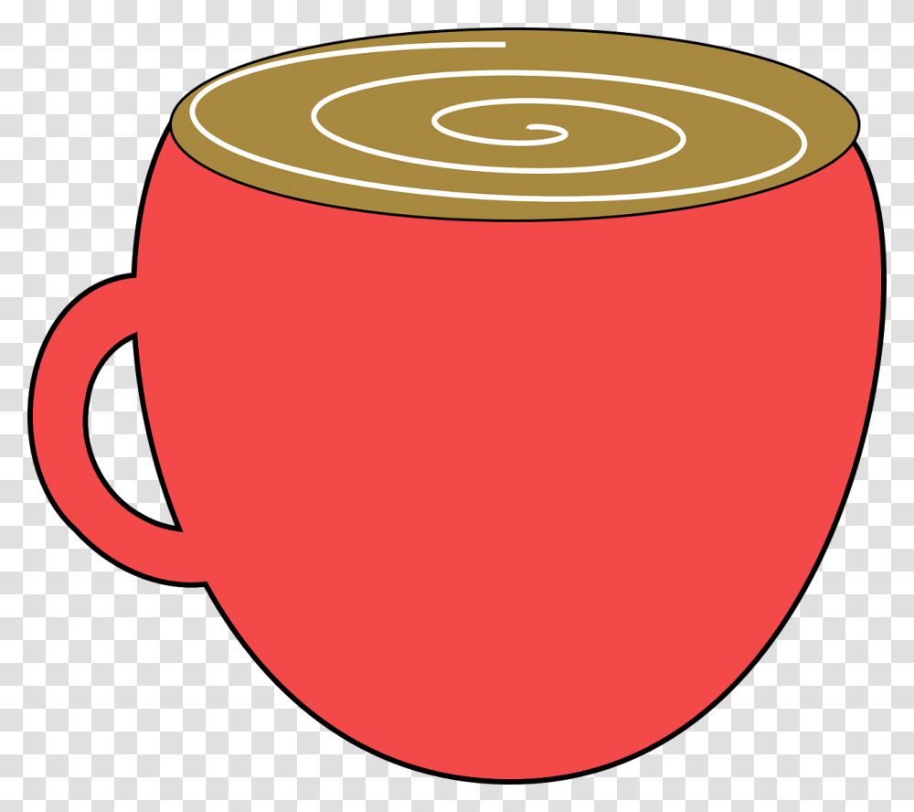 Coffee Mug Vector Pixabay, Coffee Cup, Pottery, Tin Transparent Png