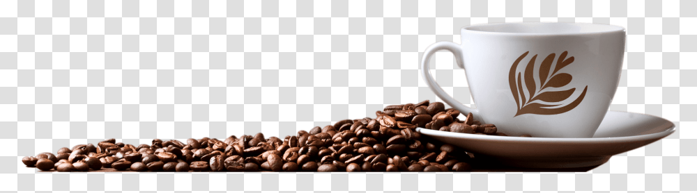 Coffee Mug With Beans, Coffee Cup, Plant, Food, Nature Transparent Png