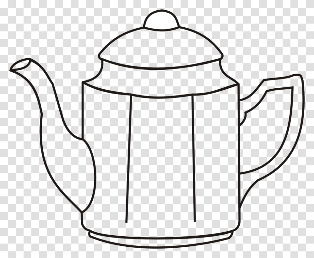 Coffee Pot Clipart Free Download Clipart Black And White Pot Kettle, Pottery, Teapot, Lamp Transparent Png