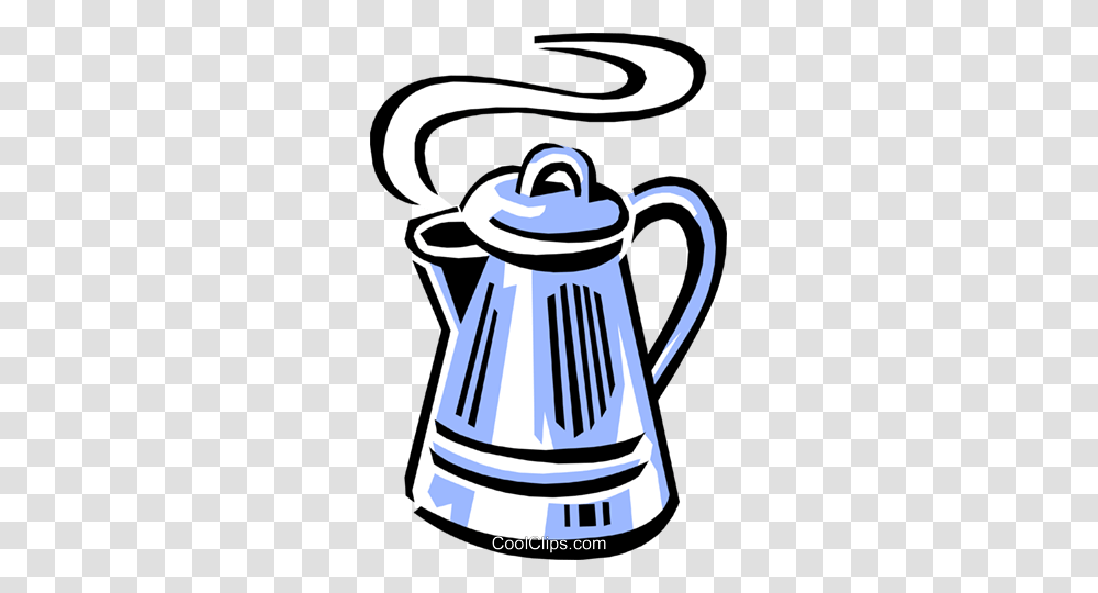 Coffee Pot Royalty Free Vector Clip Art Illustration, Jug, Kettle, Pottery, Teapot Transparent Png