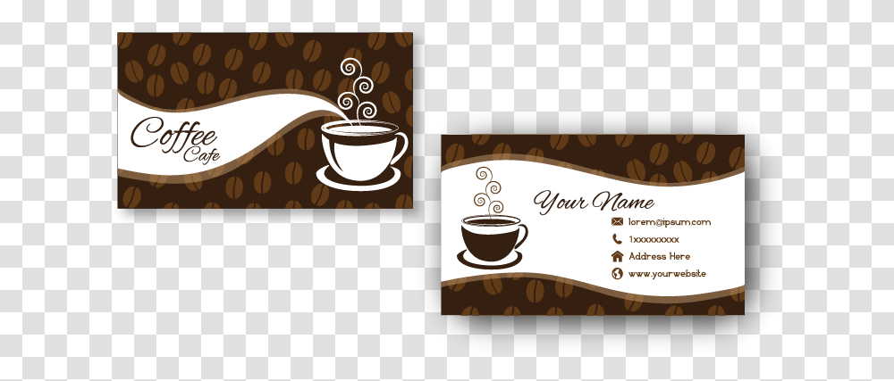 Coffee Shop Business Card Coffee Shop Name Card, Coffee Cup, Espresso, Beverage, Drink Transparent Png