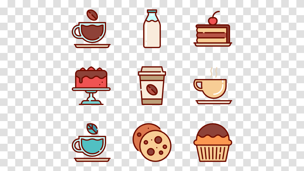 Coffee Shop Cute Coffee Icon, Coffee Cup, Label Transparent Png