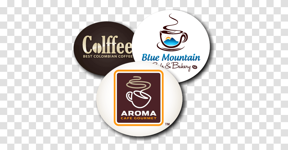 Coffee Shop Logo Maker Serveware, Label, Text, Sticker, Symbol Transparent Png