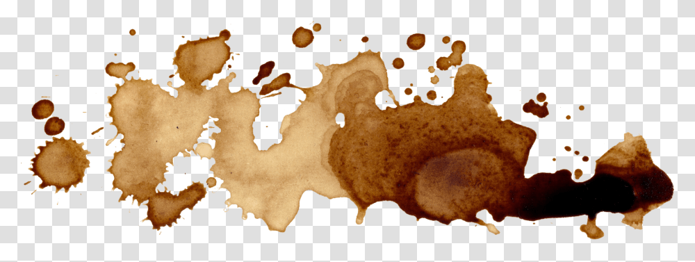 Coffee Spill Watercolor Coffee Stain Transparent Png