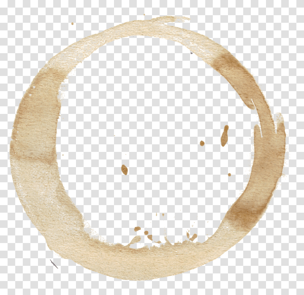 Coffee Stain 2 Circle, Alphabet, Rug Transparent Png