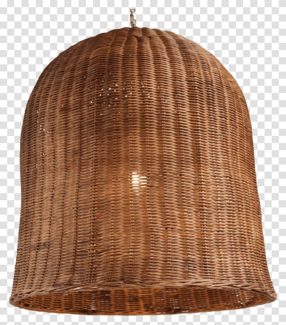 Coffee Stain Bell Lantern Xl Wicker, Lamp, Lampshade, Rug, Basket Transparent Png