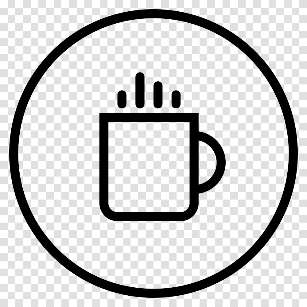 Coffee Symbol In Circle, Gray, World Of Warcraft Transparent Png