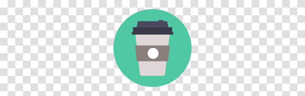 Coffee Takeaway Icon Flat, Mailbox, Label Transparent Png