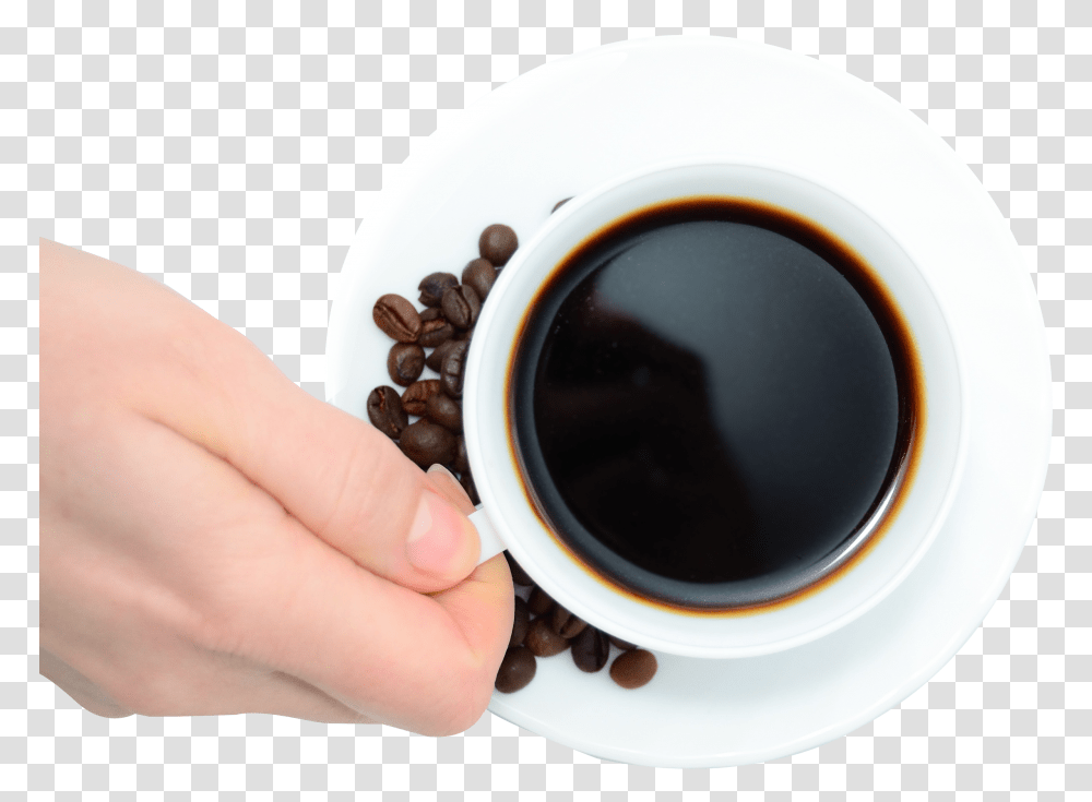 Coffee Up View, Coffee Cup, Person, Human, Espresso Transparent Png