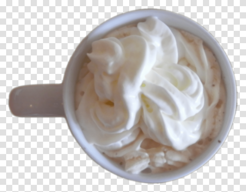 Coffee With Cream Hd Coffee With Cream Cup, Dessert, Food, Creme, Ice Cream Transparent Png