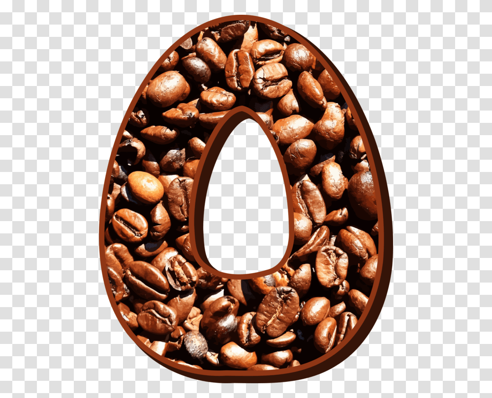 Coffeecommodityfood Letter O Coffee Bean, Plant, Vegetable, Mouse, Seed Transparent Png