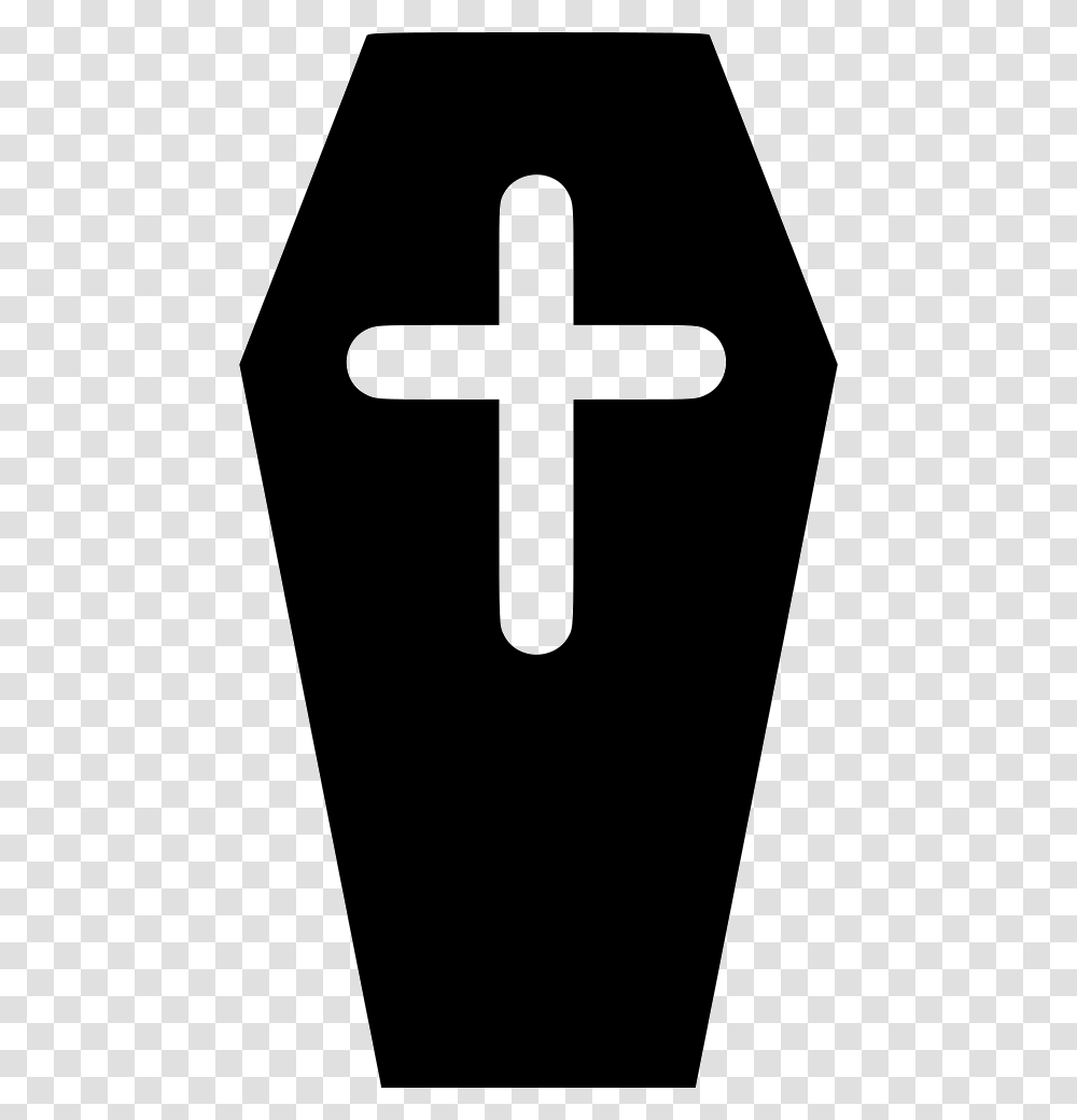 Coffin Death Cross Casket Icon Free Download, Priest, Kneeling, Crucifix Transparent Png