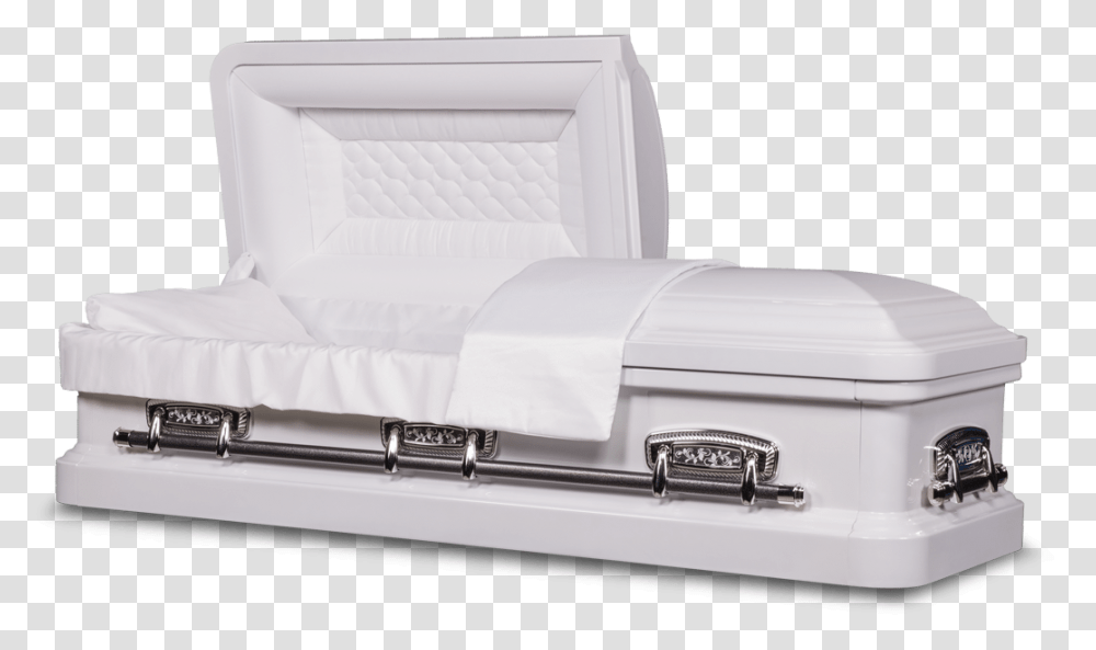 Coffin Download White Coffin No Background, Furniture, Funeral, Bed Transparent Png