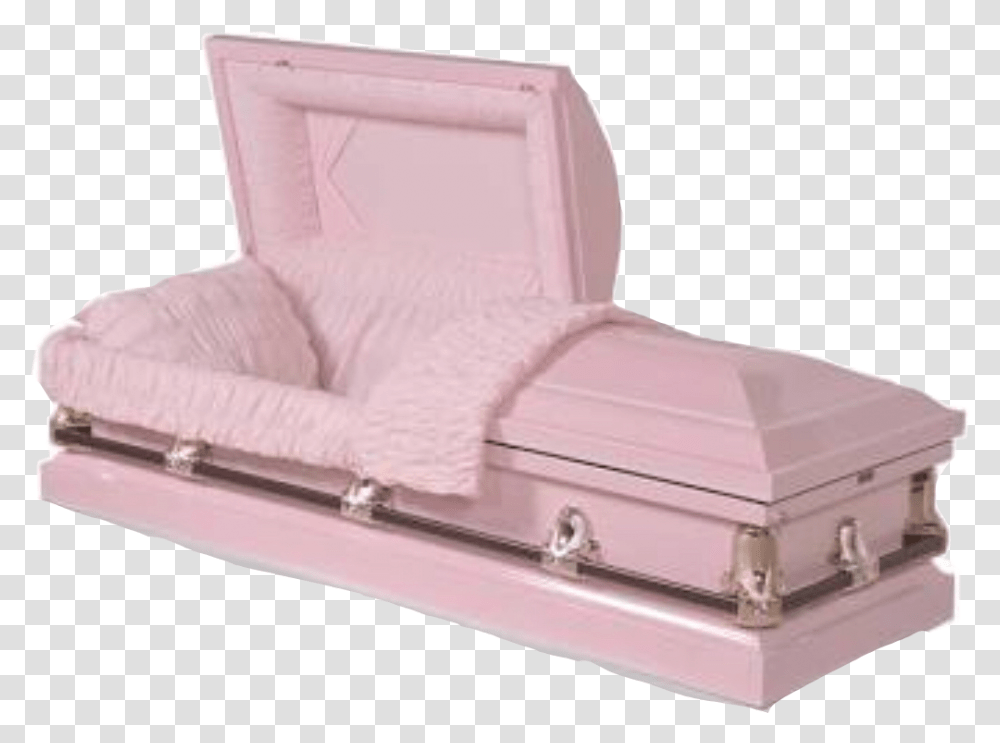 Coffin Gothic Pink Casket, Luggage, Furniture, Suitcase Transparent Png