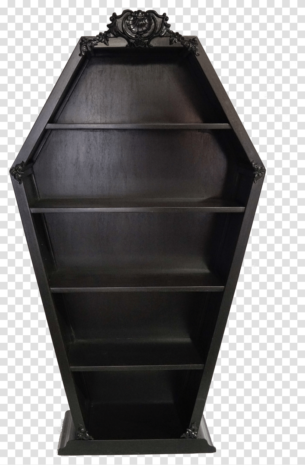 Coffin Shelf Black Shelf Transparent Png