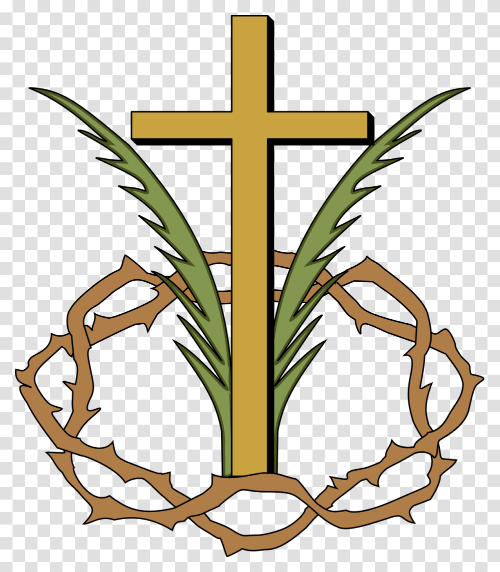 Cofradia Cristo Del Gran Poder Leon, Cross, Plant Transparent Png