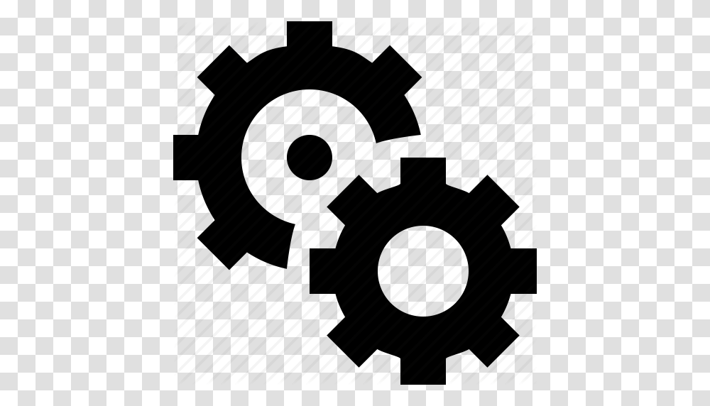 Cog Cogs Configuration Gears Settings Icon, Machine, Piano, Leisure Activities, Musical Instrument Transparent Png
