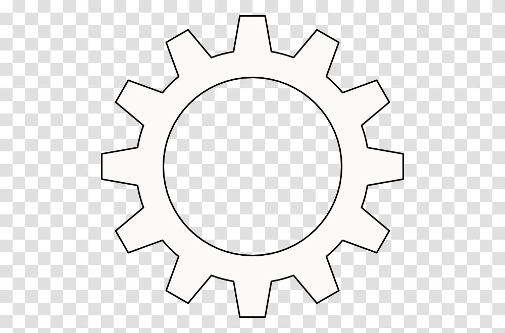 Cog Cogwheel Outline Clip Art, Machine, Gear Transparent Png