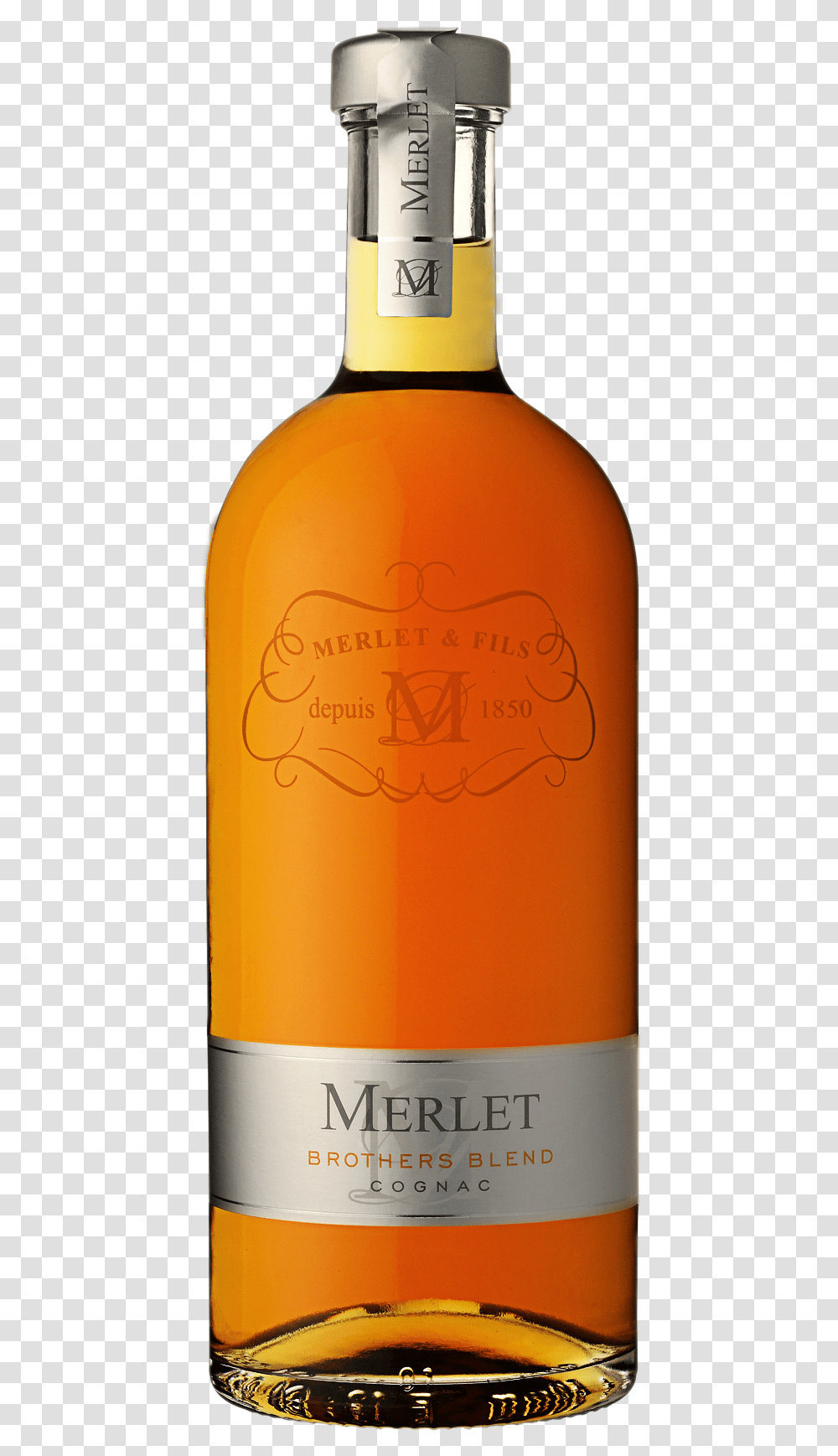 Cognac Merlet Brothers Blend Cognac, Bottle, Beverage, Drink, Beer Transparent Png